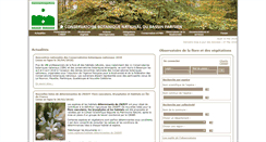 Desktop Screenshot of cbnbp.mnhn.fr